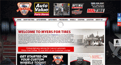 Desktop Screenshot of myersfortires.com